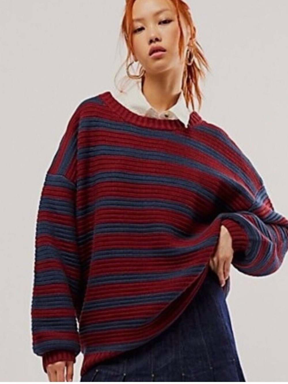 Free People The links Oversized Knit Sweater